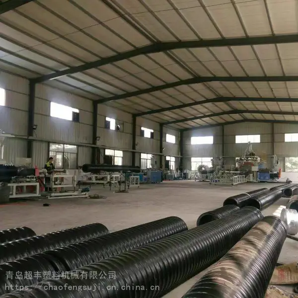 ����HDPE��ˮ�ܲ��豸 ��ھ�˫�۲��ƹ�������