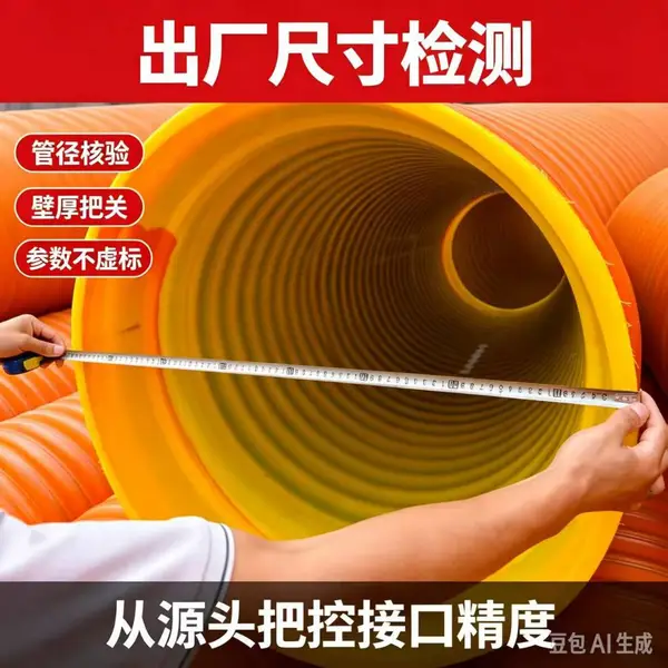 承插式高分子隧道逃生管 大口径抗冲击安全管道