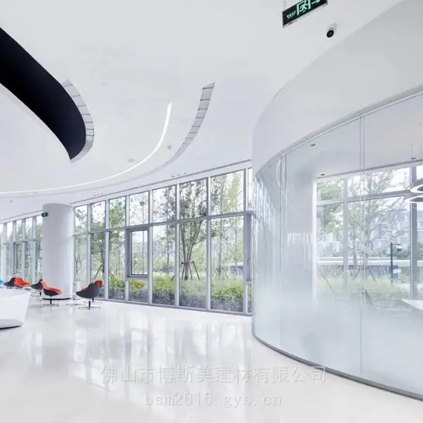 长沙全景12mm单玻隔断通透隔音安装