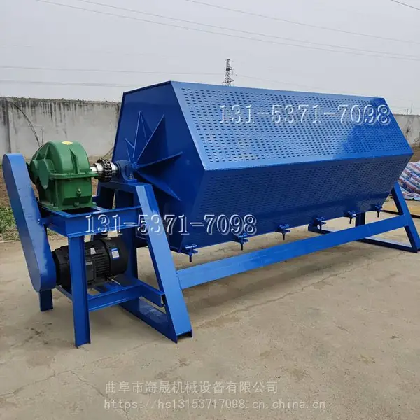 锌合金零件去毛刺研磨机 海晟碳钢抛光机 铜件六角滚筒抛光机