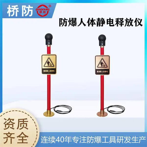 桥防牌防爆人体静电释放仪 防爆工具 中泊防爆 货号313B