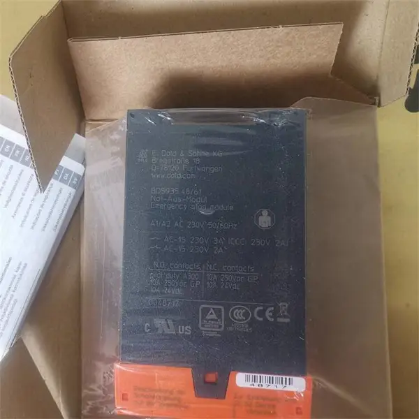 DOLD 继电器 0048202 WANDFLUH 电磁阀 MVPSA06-P-63-G24/WD
