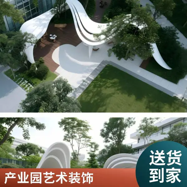 发泡陶瓷艺术曲面装饰造型板 室内外背景墙门头异形造型定制生产