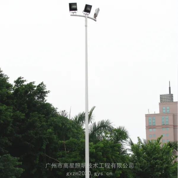 户外三头、四头投光灯杆 中杆灯 高杆投光灯 城市广场路灯