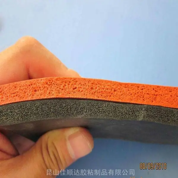 硅胶泡棉隔音垫,灰色硅胶海绵消音缓冲明显 实力工厂