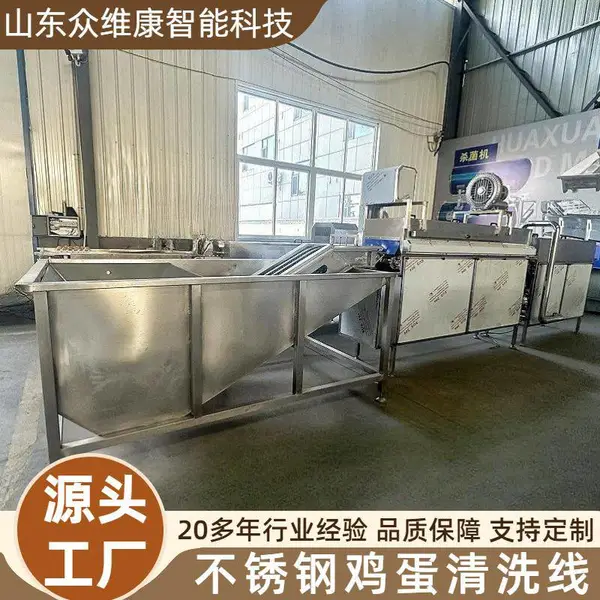 泥包蛋去污清洗设备 鸡蛋鸭蛋粪便灰尘清洗机 鸡蛋清洗光检设备