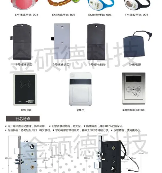 学校食堂餐具柜电子门锁,游泳室更衣柜感应门锁