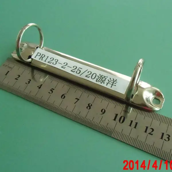 源洋文具特价产品2孔O形活页夹PR123-2-25/20文件夹五金配件铁圈扣