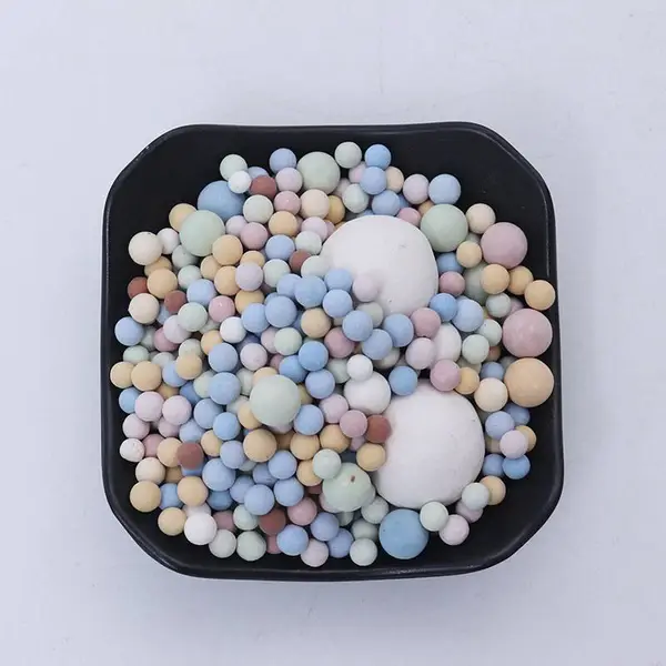 净水器 花洒用彩色麦饭石球 电气石陶瓷球 1-30mm 25公斤起批 华朗矿业