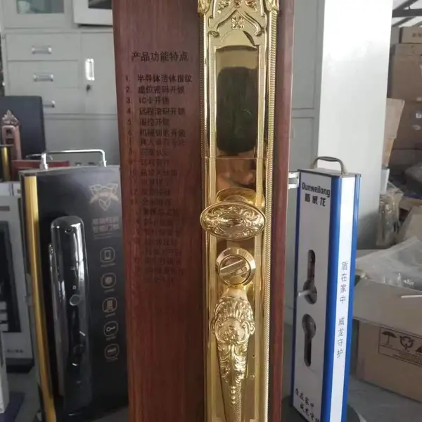 纯铜压铸定制款指纹锁厂家编号LV6888源头厂家货源