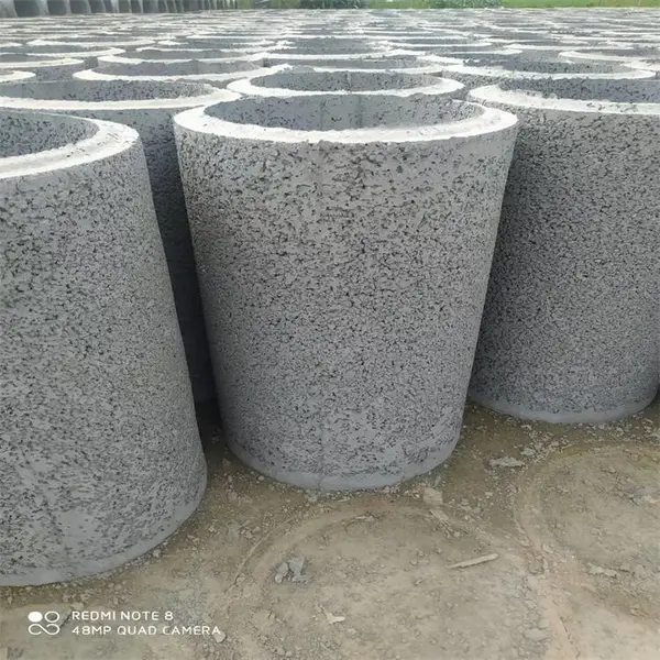 核电站降水用无砂水泥管300-400-500钢混水泥管打井用水泥渗水管