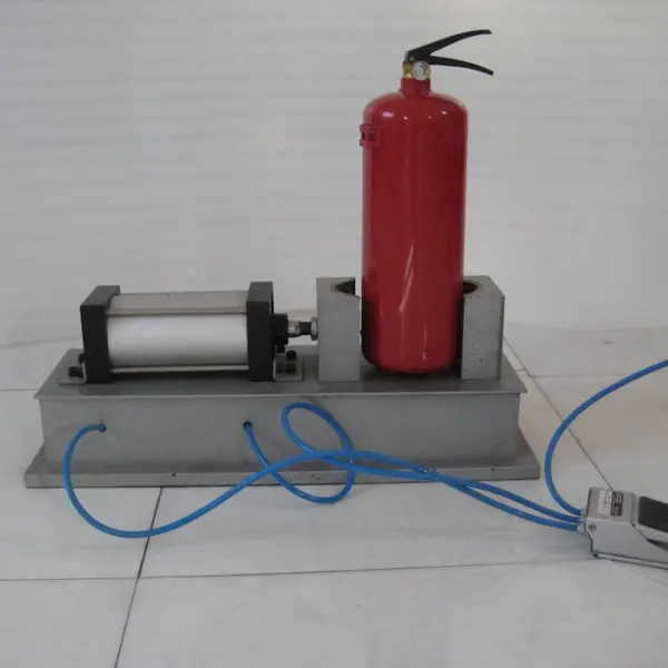 供应新消防法规灭火器维修设备灭火器拆装夹具/气动夹具/灭火器手动夹具/灭火器烘干机/灭火器烘干箱