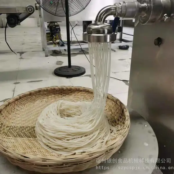 银创食品 玉米面条全自动米粉机 单筒挂杆式米线机 欢迎咨询