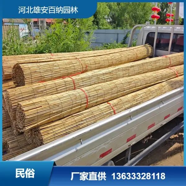 承接民俗装修箔 铺房苇箔 铁线苇箔 芦苇席 室内装饰 自然风格 定做