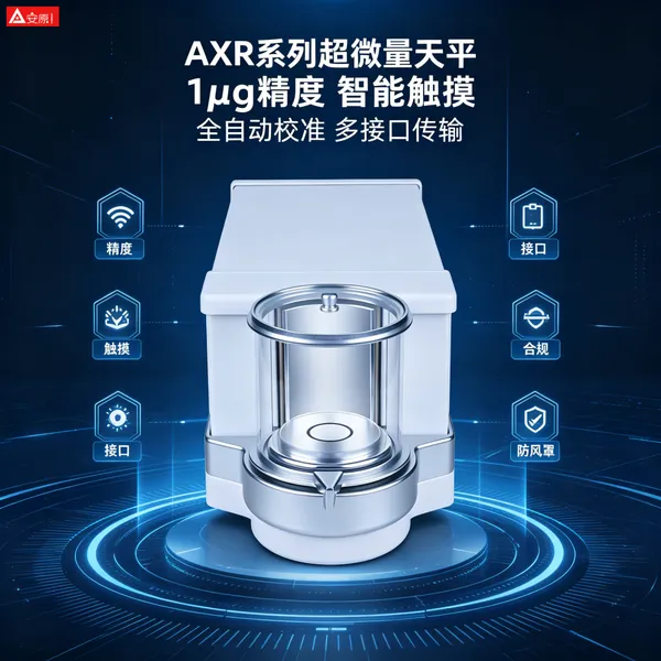 Aczet AXR百万分之一天平软件升级功能扩展