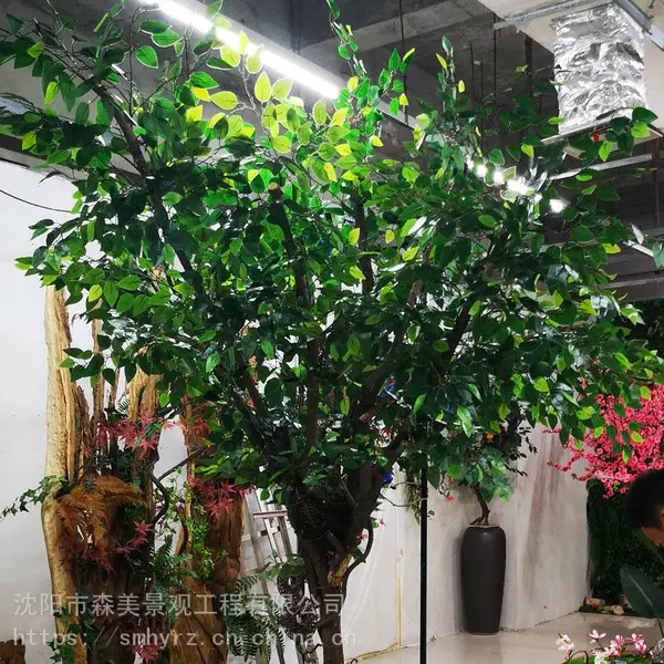 沈阳仿真松树专业制作假树厂家餐饮店酒店商场装饰树仿真迎客松树