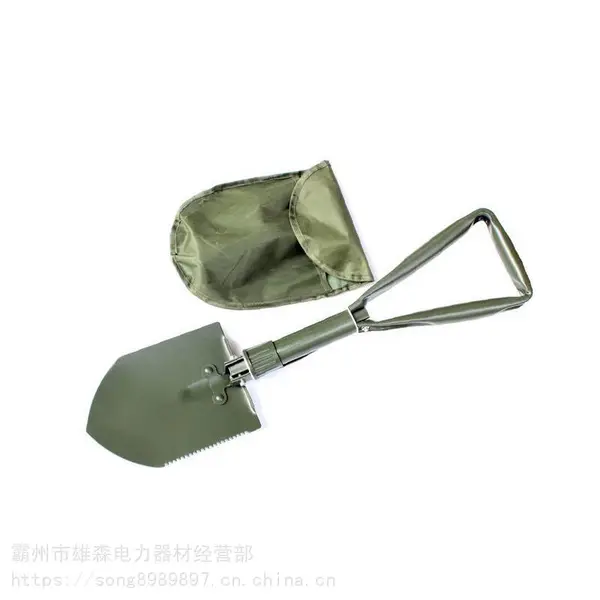 多功能户外折叠铲精品大号三角柄工兵铁锹铁铲多功能折叠铲