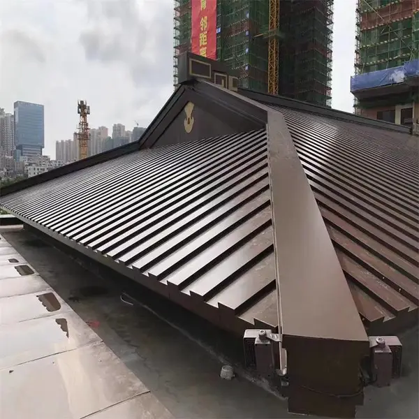 湛江荣基花园售楼部整体铝包板及金属装饰工程来图众钰深化定制安装