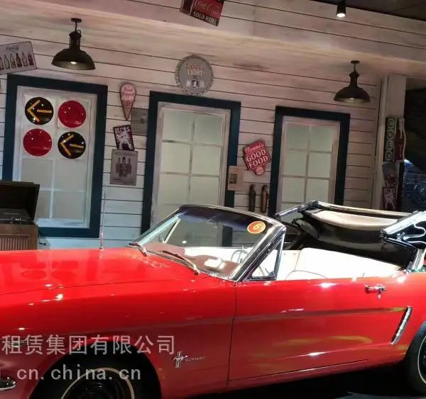 老爷车租赁 1966年福特野马敞篷跑车 影视道具车租赁敞篷老爷车出租