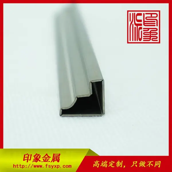 家装工装室内装饰304不锈钢天花线条踢脚线定制安装 不锈钢剪折刨加工