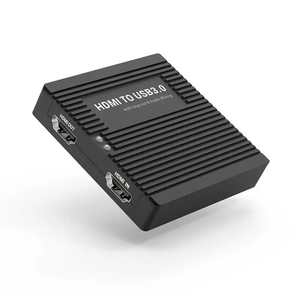 LCC380高清HDMI转USB3.0音视频采集卡混音环出直播采集方案定制