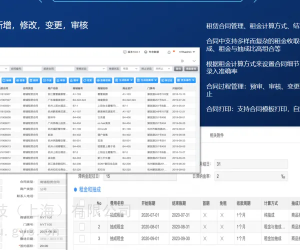 购物中心文商旅ERP商管系统