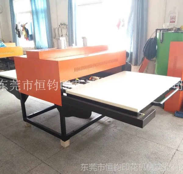 热转印标牌_双工位气动升华机适合热转印标牌文化衫t恤烫画机