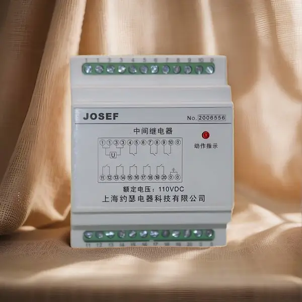 JOSEF约瑟 DZY-106中间继电器 220VAC 板后接线 使用功耗低 绝缘耐压高