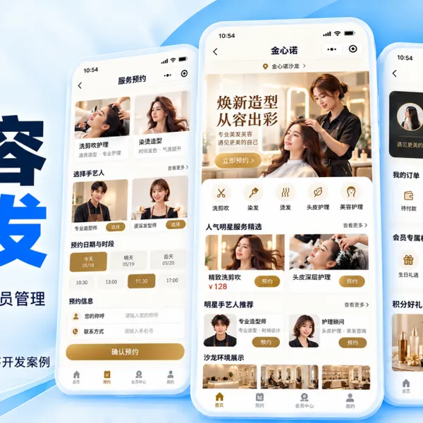深圳在线预约小程序 广州门店预约系统开发 金心诺小程序开发