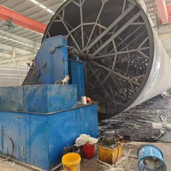 玻璃钢缠绕机 化粪池储罐生产机器设备 内加筋一体成型模具全自动