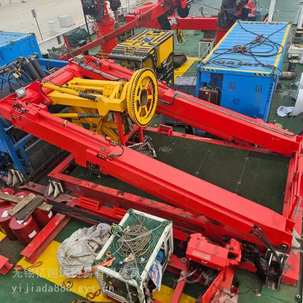 脐带缆绞车配套止荡器、防荡器、阻尼止荡装置船用A型门架用布放回收系统