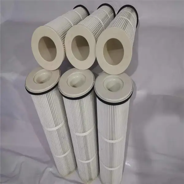 矿山钻机除尘滤芯石屑粉尘过滤器深孔钻钻机集尘器聚酯粉尘滤筒