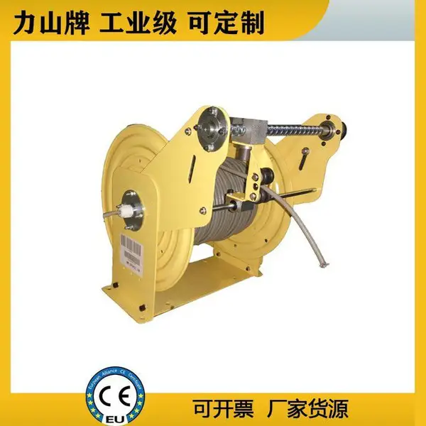 工业自动排线电缆电动卷线器舞台机器人一层层回收光纤卷盘工业级