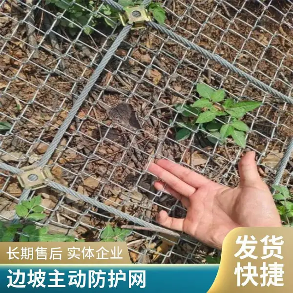 公路隧道口主动防护网 边坡防护网 设计安装一站式服务