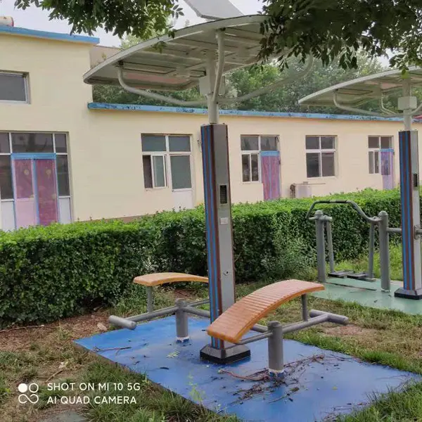 户外二代健身路径 室外智能健身器材 学校路径
