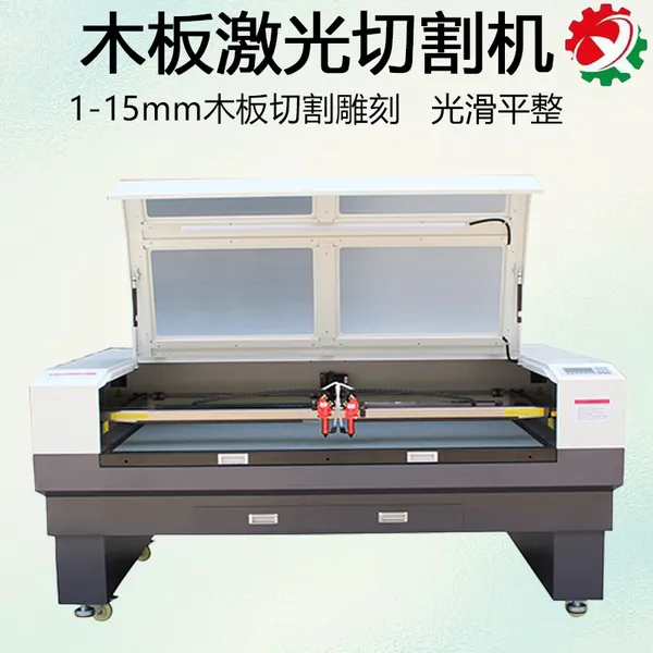木板激光切割机厂家切割木板工艺品,设备适合24小时生产