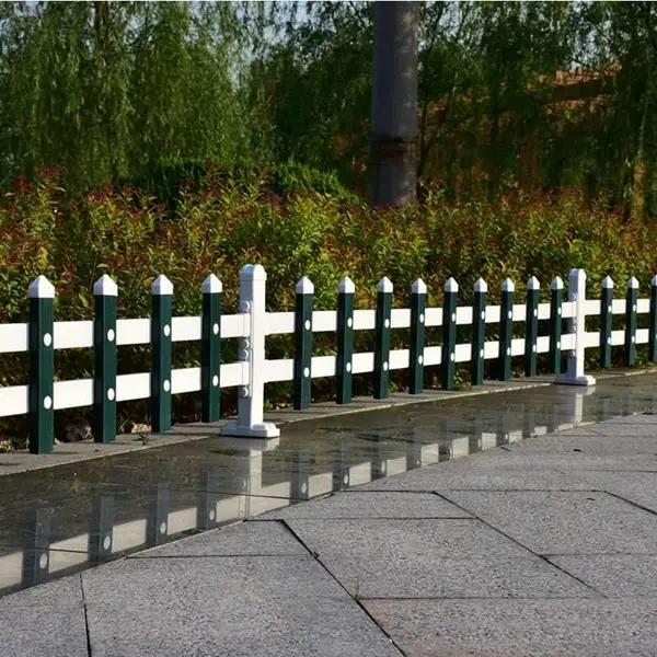 组装式花园护栏 低矮草坪增加防护栏杆 电力变压器PVC围栏