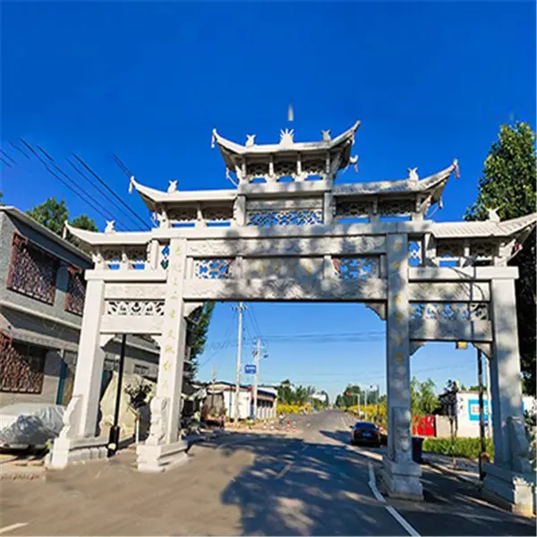 中式门楼牌坊定做价格 石牌楼施工方案
