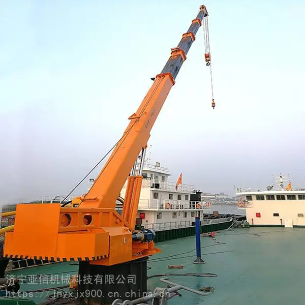 YX-12T船用克令吊 伸缩臂船吊 港口码头固定吊机
