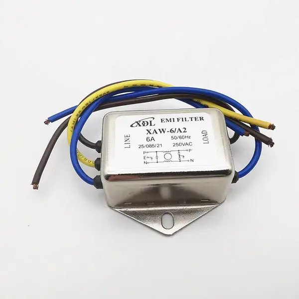 XDL EMI单相高性能电源滤波器 XAW-6/A2 6A 电源线滤波器 全新原装现货