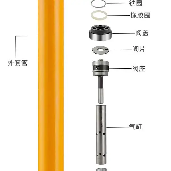 DHD355K快速冲击器DHD350 5寸高风压潜孔冲击器厂家阿特拉斯冲击器