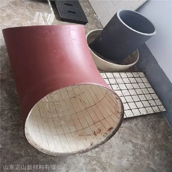 矿用耐磨管陶瓷贴片粘贴 耐磨管道衬胶钢管排污废水用防腐管定做