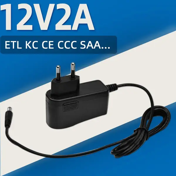 12V2A��Դ������ ����ETLŷ��CE����KC�Ĺ�SAAӢ��BS�й�CCC��֤