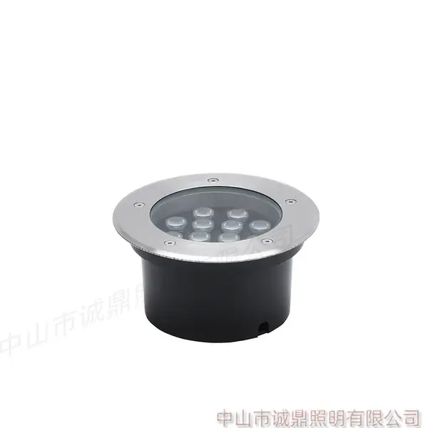 24v 220V地埋射灯 防水嵌入式12W地埋灯 户外照树9W埋地灯 不锈钢18W