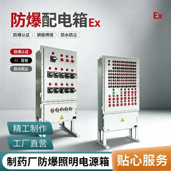 非标定制防爆配电箱 Exdb IIBT6 防爆检修箱 防爆控制箱 制药厂防爆照明电源箱