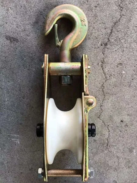 铝合金起重滑车;尼龙滑车QH1-1起重滑车; aluminum alloy tackle block;铝合金本体起重滑车;2T铝合金滑车