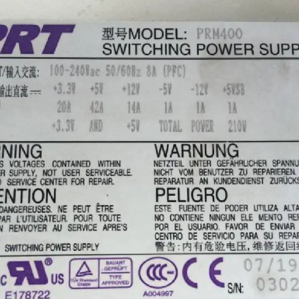 ̨��PRT PRM400 PRM401 IPC-622 �л����ػ���Դ 6U �����Դ
