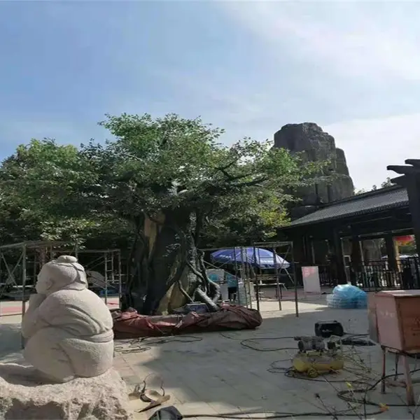 室内仿真树 层次分明 手工假树 造景 上门安装 酒店套房