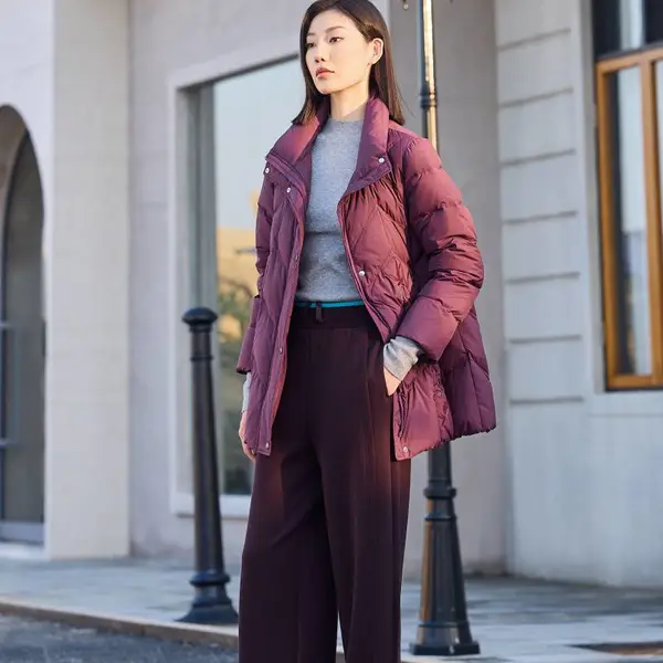 歌蒂雅诗品牌撤柜羽绒服 舒适保暖个性 折扣女装 撤柜尾货货源
