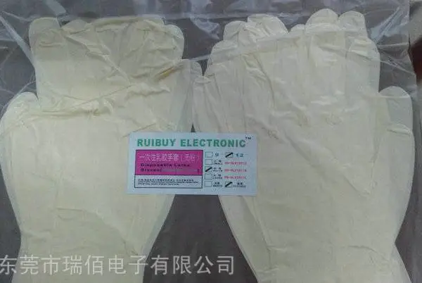 惠州无尘布厂家供应一次性净化乳胶手套 无粉乳胶手套